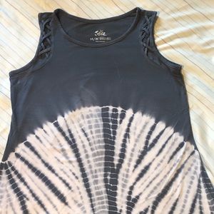 Grey Marble dressy muscle shirt